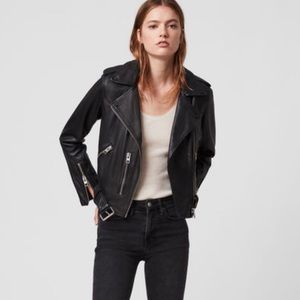 All Saints Balfern leather jacket